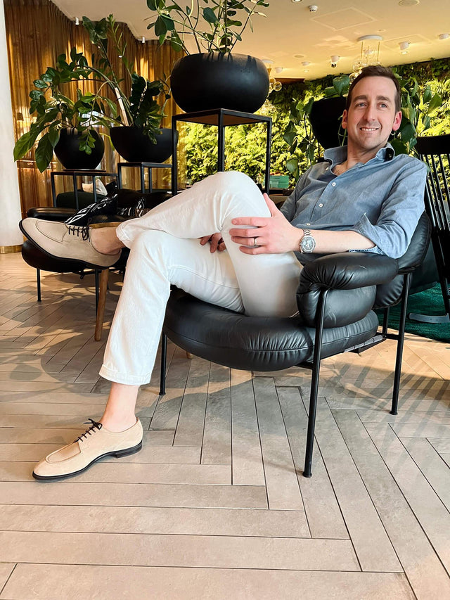 Exclusive! Our Oyster Suede Edward Green Capsule - The Hand