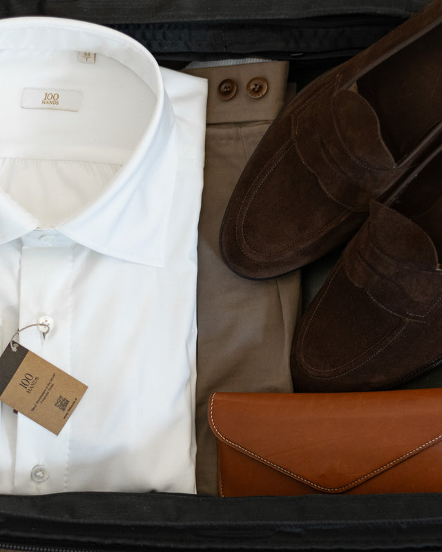 Gold Line | Cotton | White
