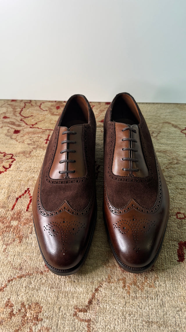 Plymouth | Calf & Suede | Dark Oak Antique & Mink