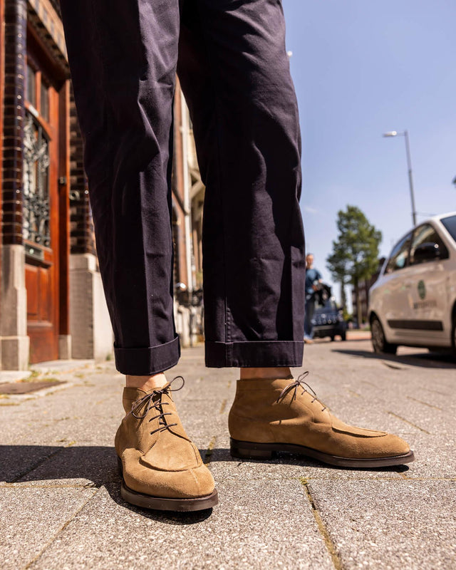 Edward Green - Halifax | Unlined | Suede | Mushroom - Boots