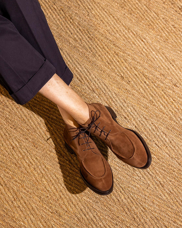 Edward Green - Halifax | Unlined | Suede | Raw Umber - Lace-up