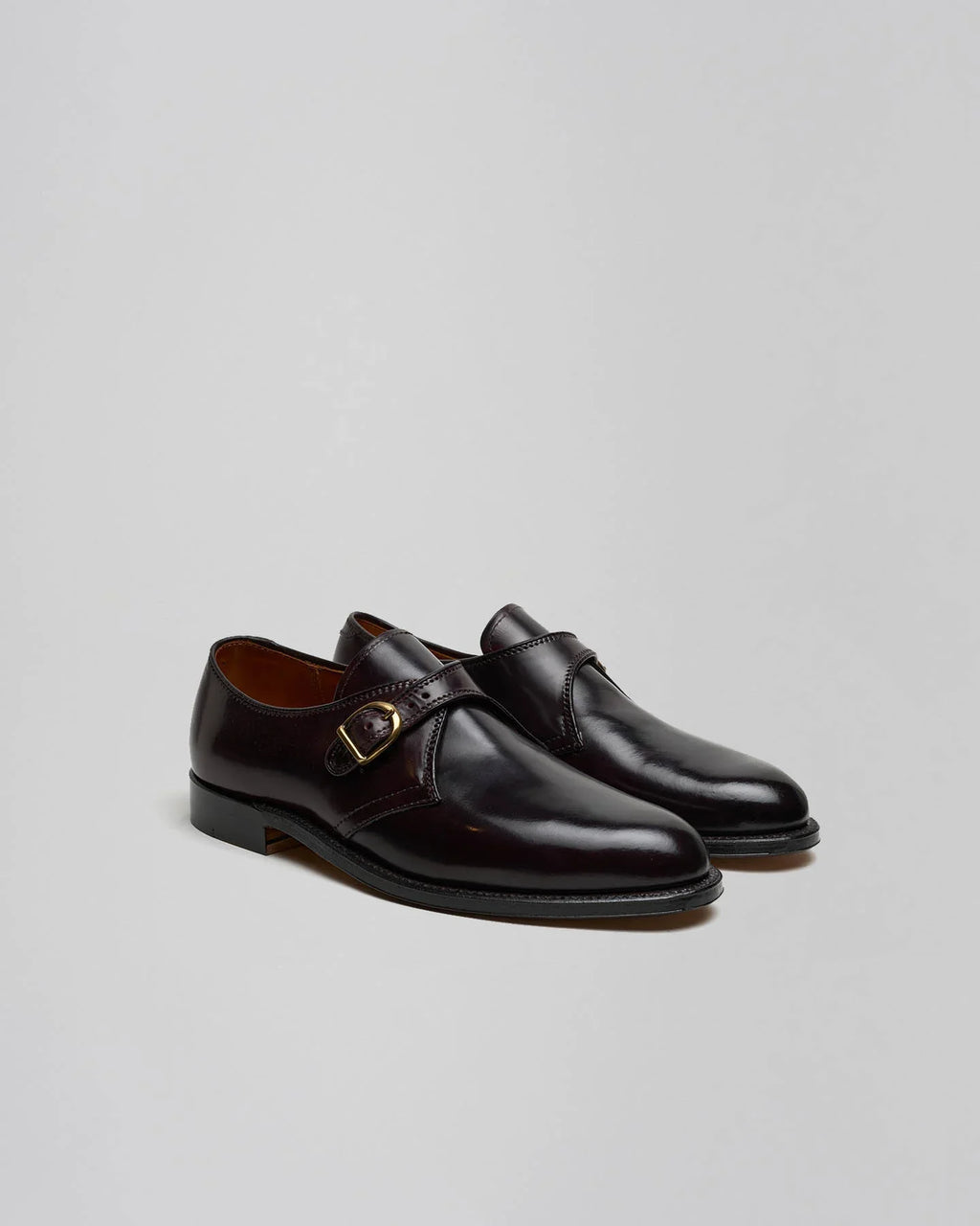 靴 Alden 954 Cordovan Burgundy Monk Strap alden_monk_strap_buckle_cordov