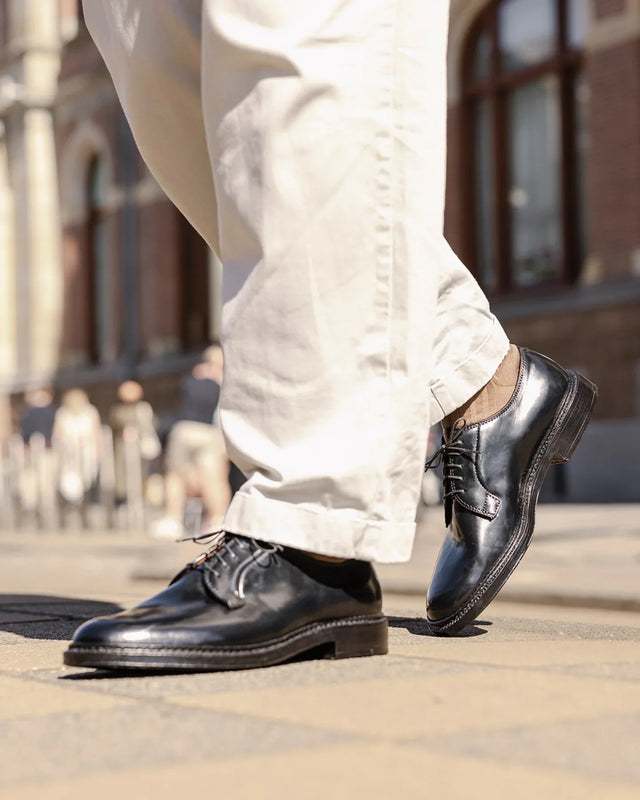 Plain Toe | 9901 | Cordovan | Black