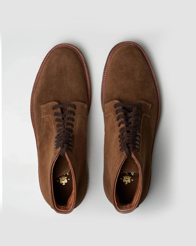 Alden - Plain Toe Boot | 4511HC | Suede | Snuff - Boots