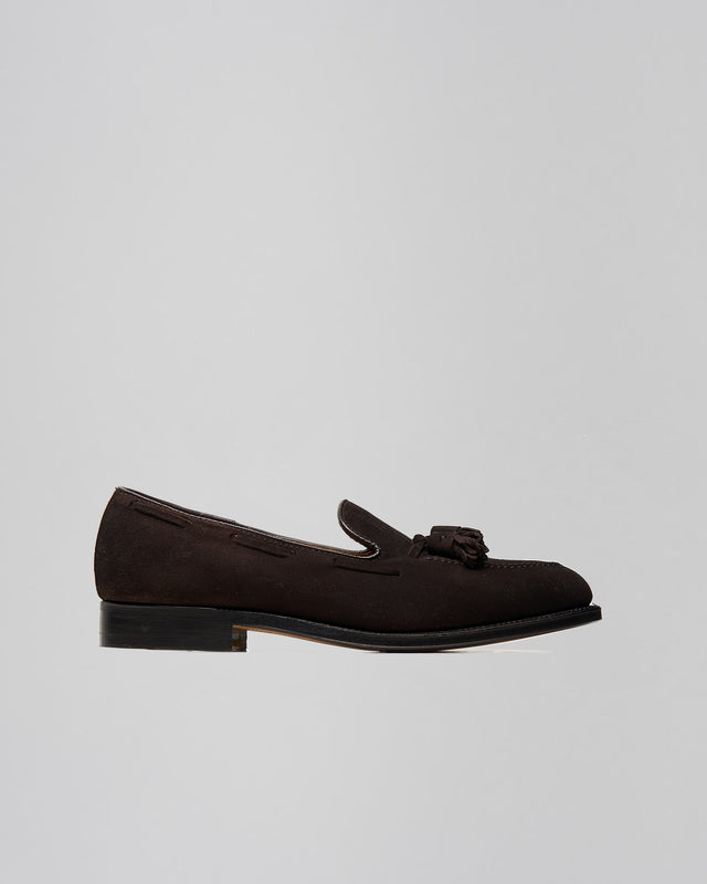 Tassel Loafer | 666 | Suede | Dark Brown