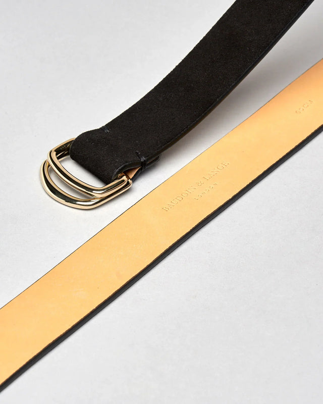 Belt | Suede | Black