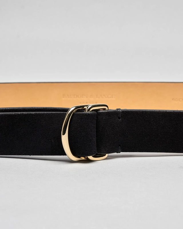 Belt | Suede | Black