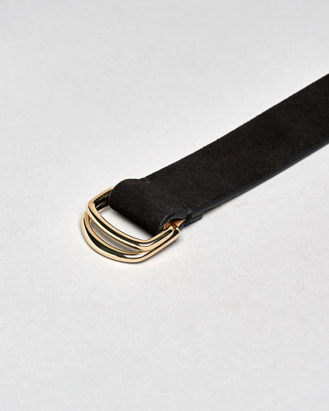 Belt | Suede | Black