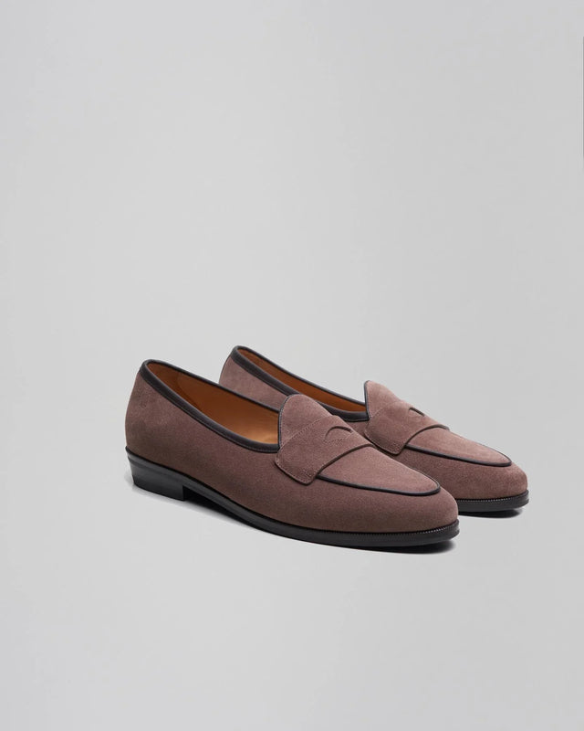 Baudoin & Lange - Sagan Classic Ivy | Suede | Taupe - Loafer