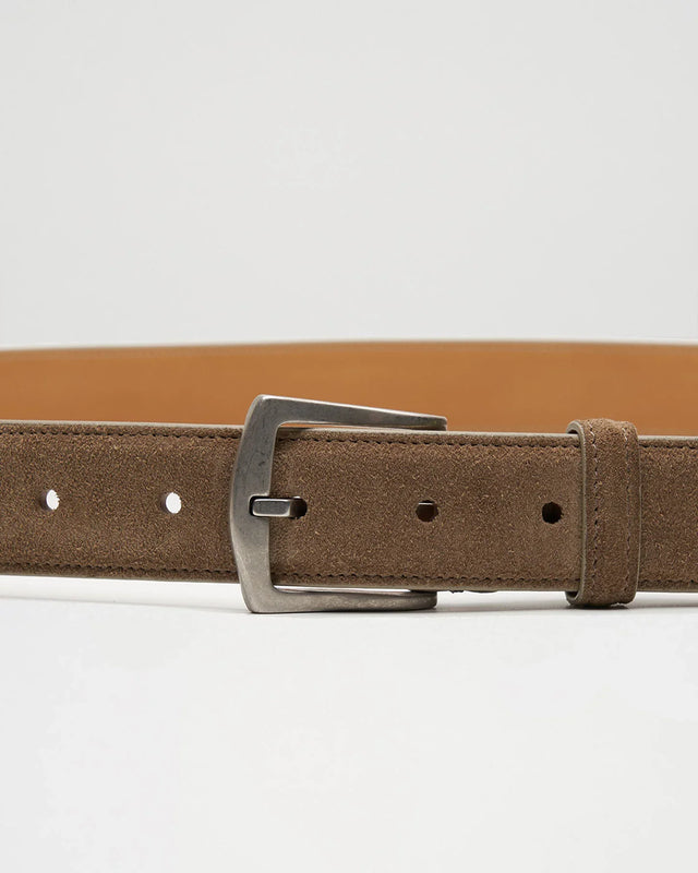 Belt | Suede | Mushroom