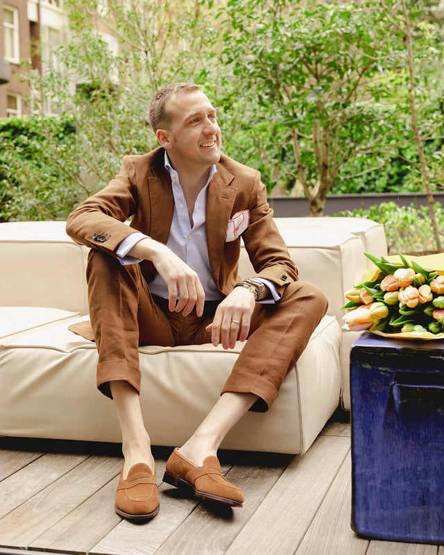 Edward Green - Montpellier | Suede | Raw Umber - Loafer