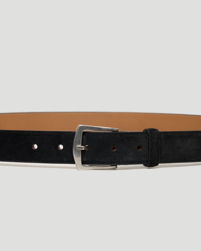 Belt | Suede | Black