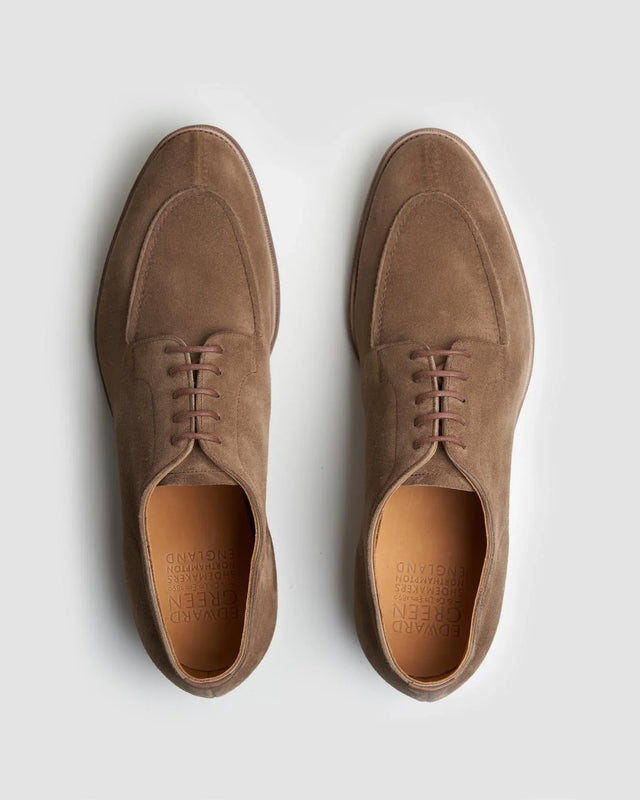Edward Green - Dover | Unlined | Suede | Mushroom - Lace-up