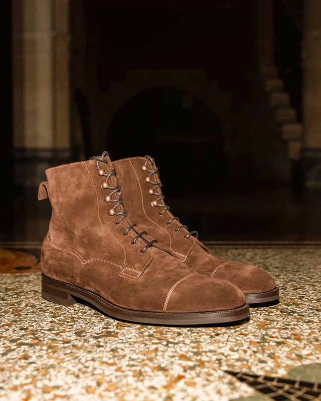 Edward Green - Galway | Suede | Mink | Exclusive - Boots