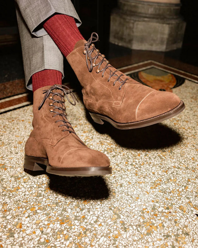 Edward Green - Galway | Suede | Mink | Exclusive - Boots