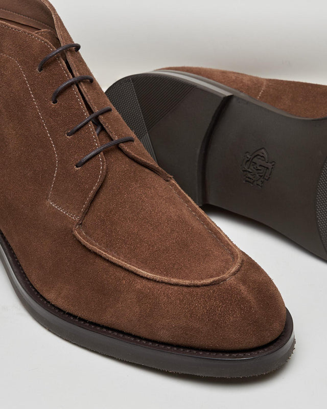Edward Green - Halifax | Unlined | Suede | Raw Umber - Lace-up