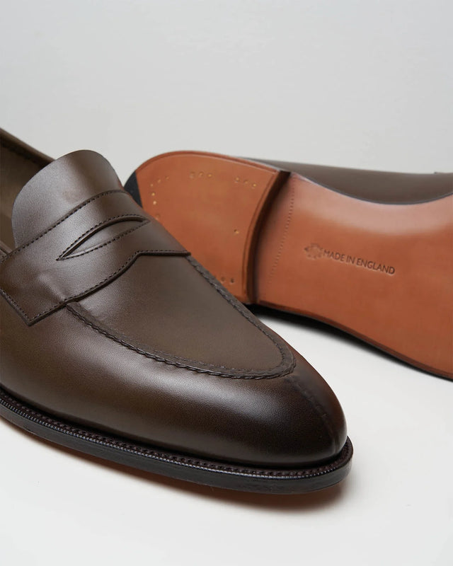 Edward Green - Harrow | Unlined | Calf | Bronze Antique - Loafer
