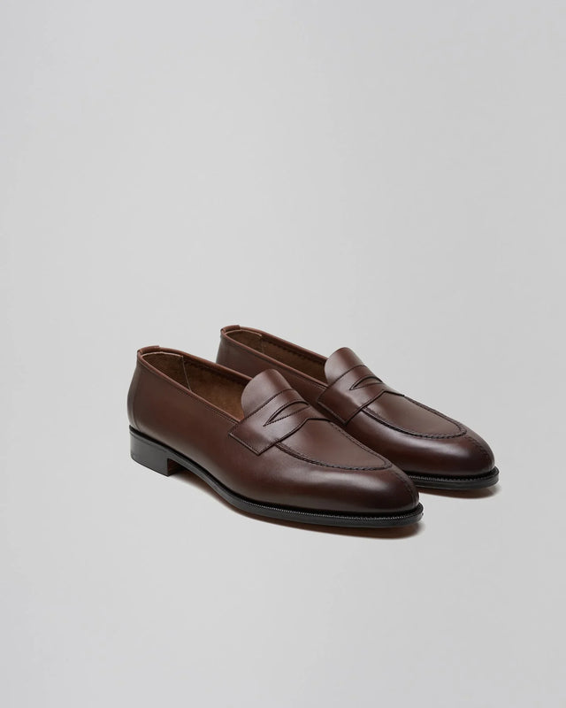 Edward Green - Harrow | Unlined | Calf | Dark Oak Antique - Loafer