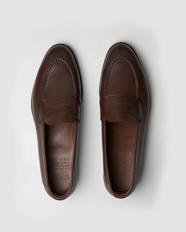 Edward Green - Harrow | Unlined | Calf | Dark Oak Antique - Loafer