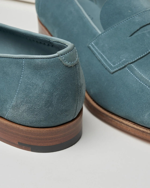 Edward Green - Piccadilly | Unlined | Suede | Aqua - Loafer