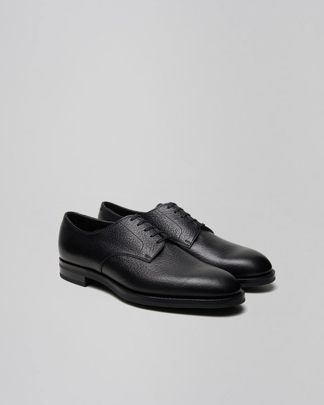 Edward Green Whitworth shoe in black London Grain leather, alternate view
