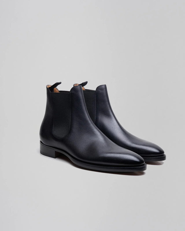 Gaziano & Girling - Exclusive | Burnham | Hatch Grain | Black - Boots