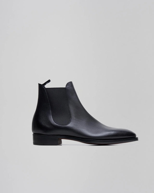 Gaziano & Girling - Exclusive | Burnham | Hatch Grain | Black - Boots