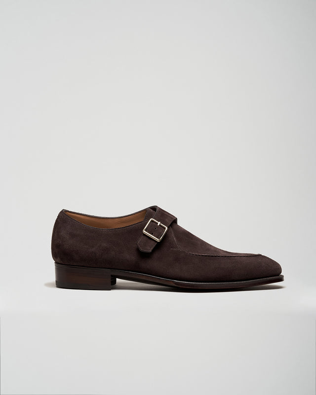 Gaziano & Girling - Savile | Suede | Mole - Buckle