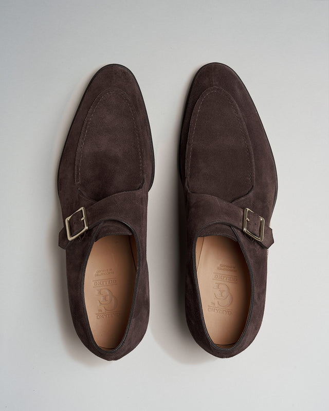 Gaziano & Girling - Savile | Suede | Mole - Buckle