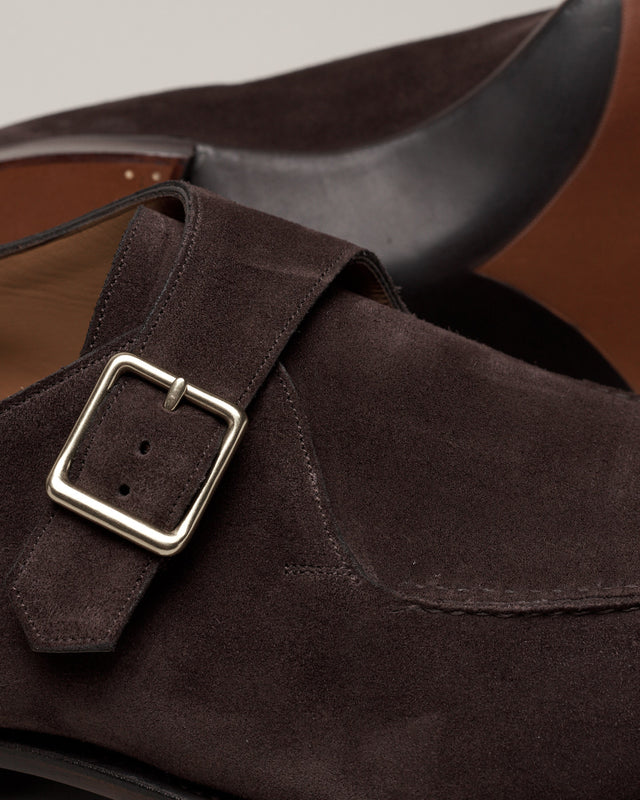 Gaziano & Girling - Savile | Suede | Mole - Buckle