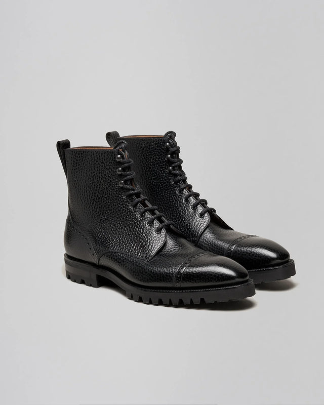 Gaziano & Girling - Urban Commando | English Grain | Black - Boots