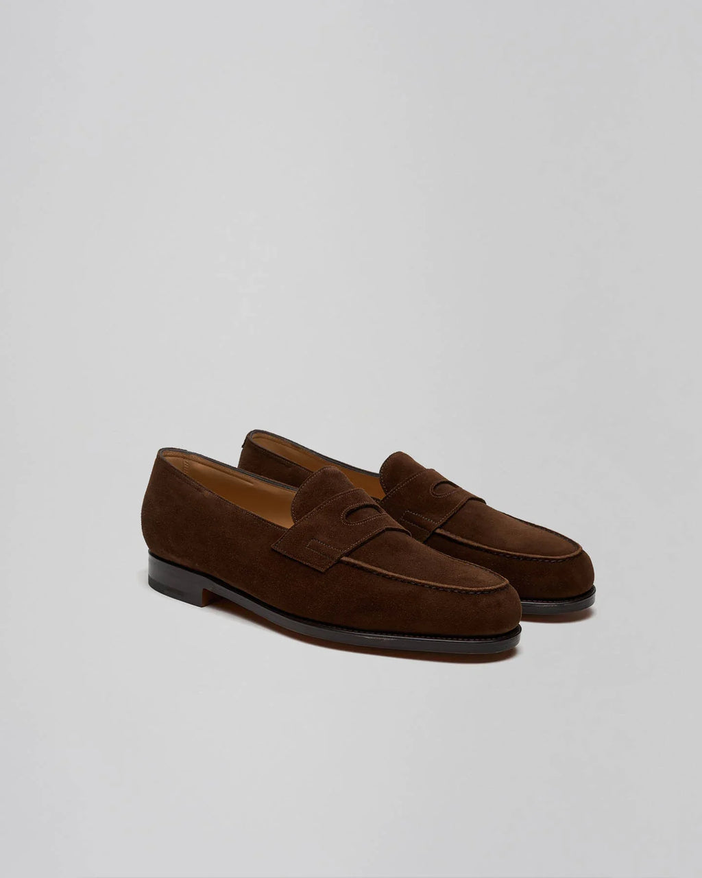 Johnlobb lopez ダークブラウンスエード UK6 John Lobb Lopez in Dark Brown Suede – The Hand