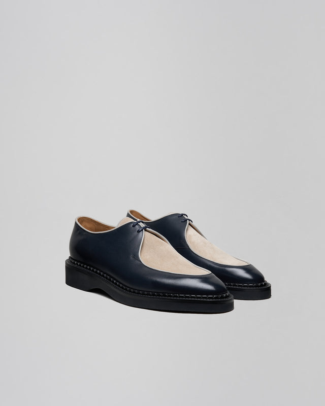 Smith | Calf & Suede | Midnight Blue & Sand