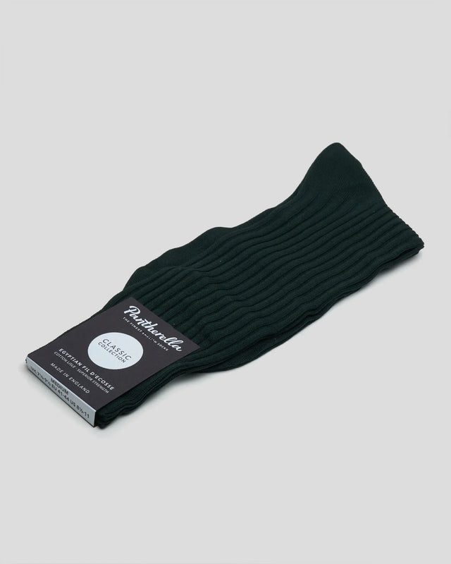 Sock | Danvers | Fil d'Ecosse | Dark Green