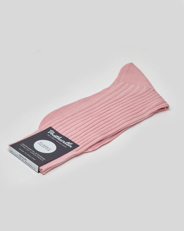 Pantherella - Sock | Danvers | Fil d'Ecosse | Dusky Pink - Socks & Footlets