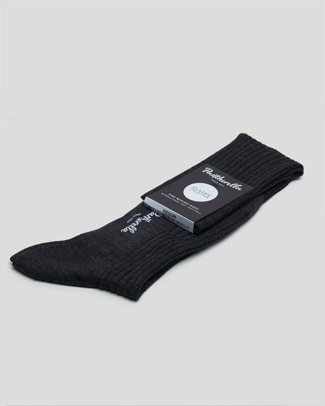 Knee-High Sock | Laburnum | Merino Wool | Charcoal