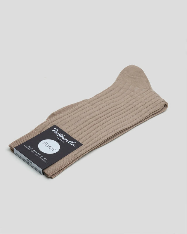 Sock | Laburnum | Merino Wool | Light Khaki