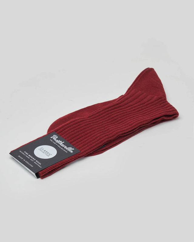 Pantherella - Sock | Laburnum | Merino Wool | Wine - Socks & Footlets