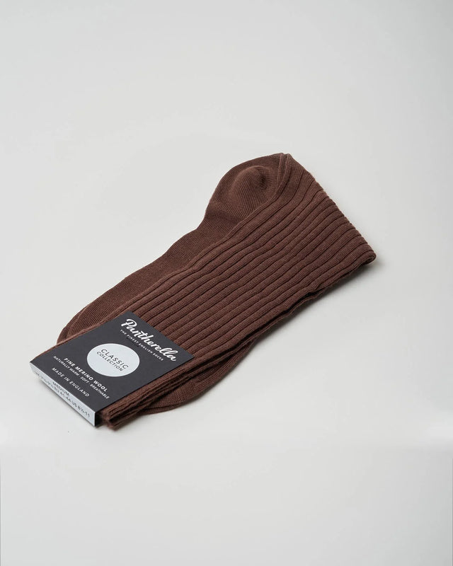 Pantherella - Sock | Laburnum | Merino Wool | Conker - Socks & Footlets