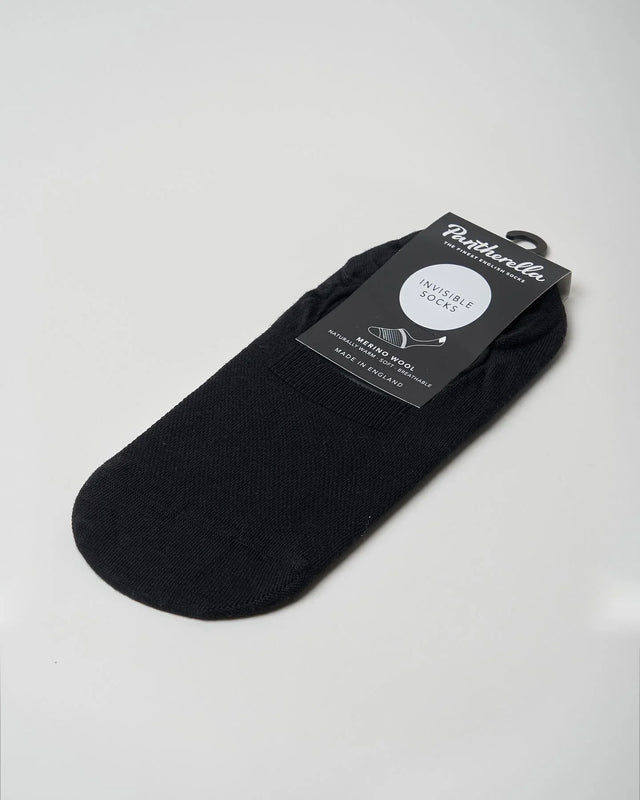 Pantherella - Sock | Mahon | Low Cut | Merino Wool | Black - Socks & Footlets