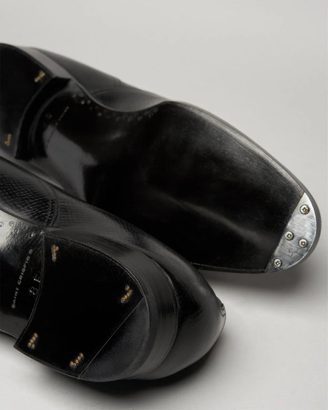 Saint Crispin's - Oxford Wingtip | Russian Grain | Black | 104FC - Lace-up