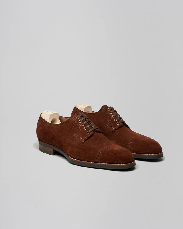 Saint Crispin's - Derby Blucher | Suede | Deep Snuff | 520 - Lace-up