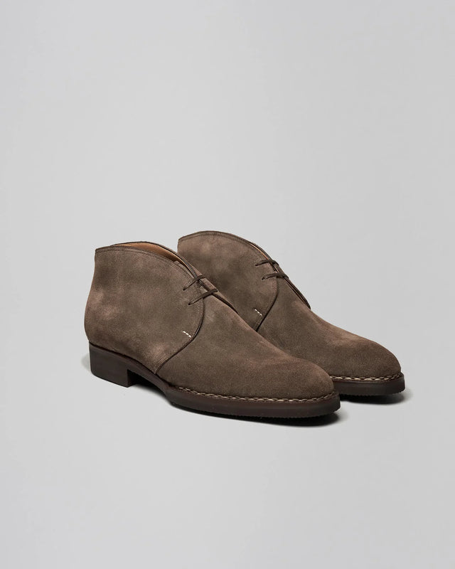 Saint Crispin's - Chukka | 524 | Suede | Greige | Norvegese - Lace-up