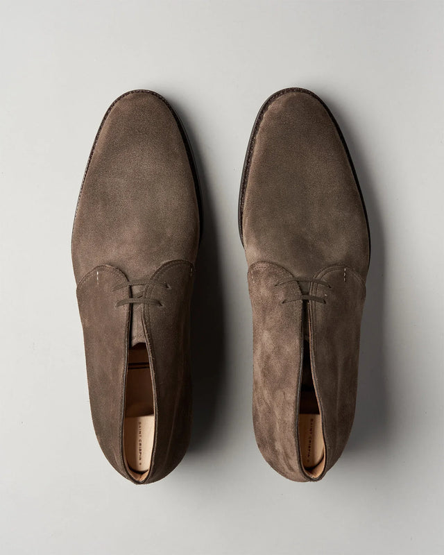 Saint Crispin's - Chukka | 524 | Suede | Greige | Norvegese - Lace-up