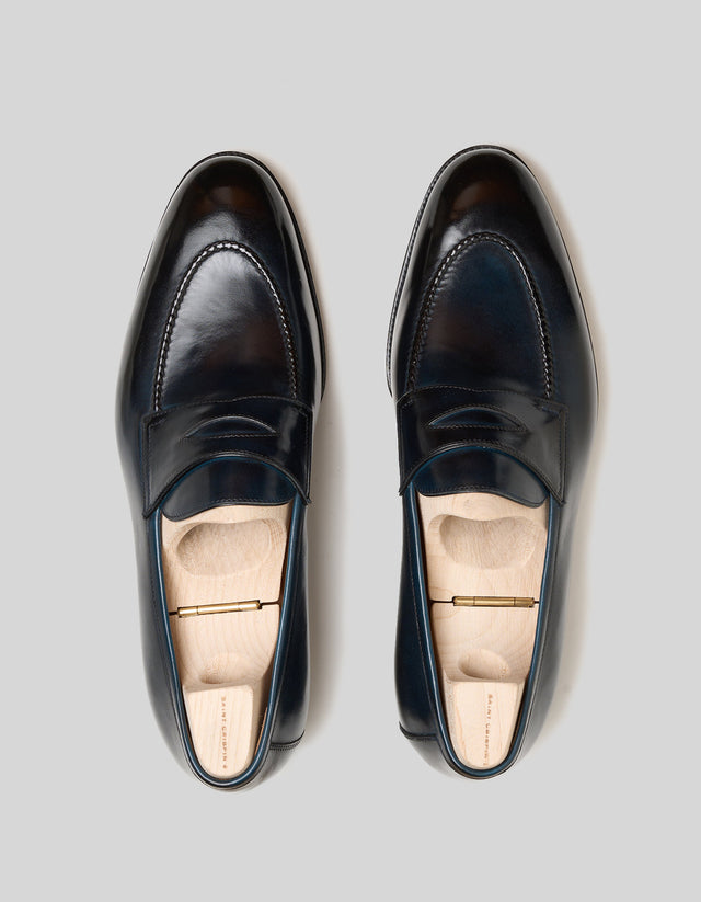 Penny Loafer | Navy | 539