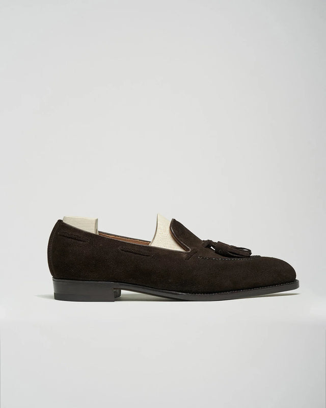 Saint Crispin's - Tassel Loafer | Suede | Dark Brown | 643 - Loafer
