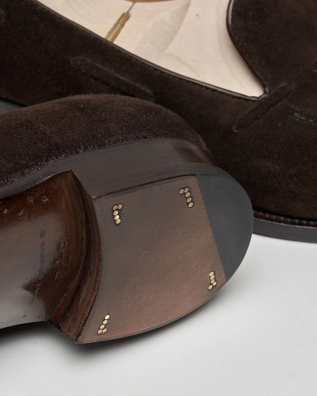 Saint Crispin's - Tassel Loafer | Suede | Dark Brown | 643 - Loafer