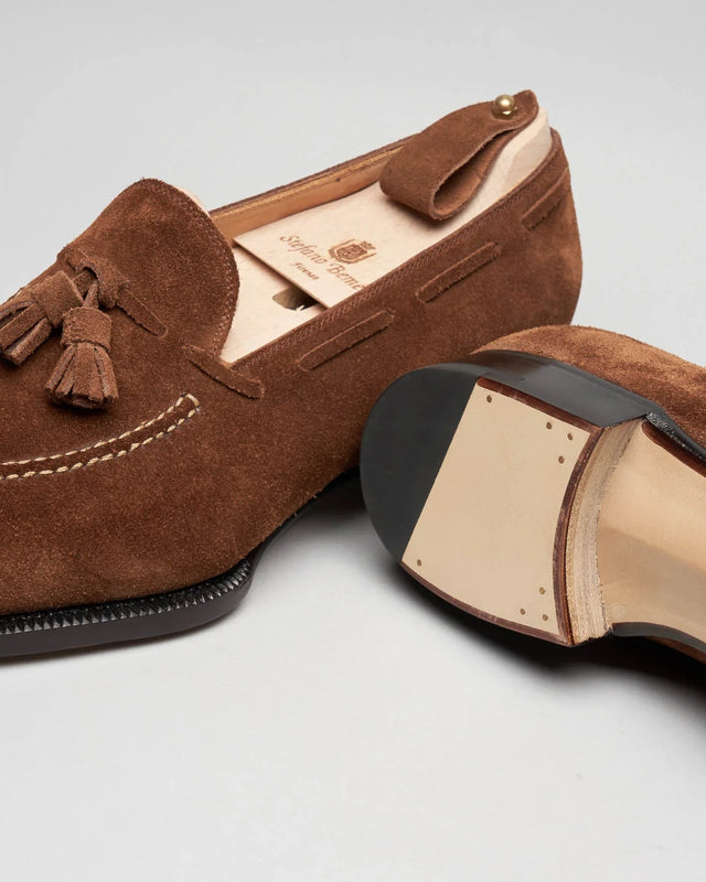 Stefano Bemer - Tassel Loafer | Suede | Polo | T1327 - Loafer