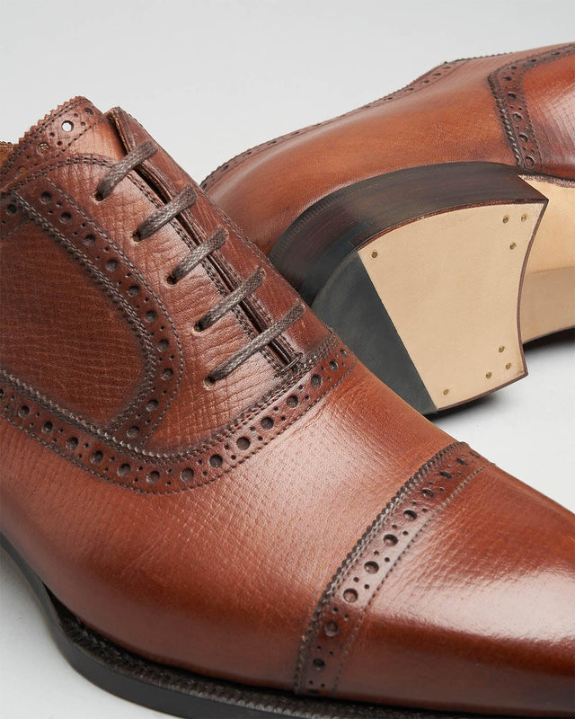Stefano Bemer - Oxford Toecap | Arlington | Walnut | T6620Z1 - Lace-up