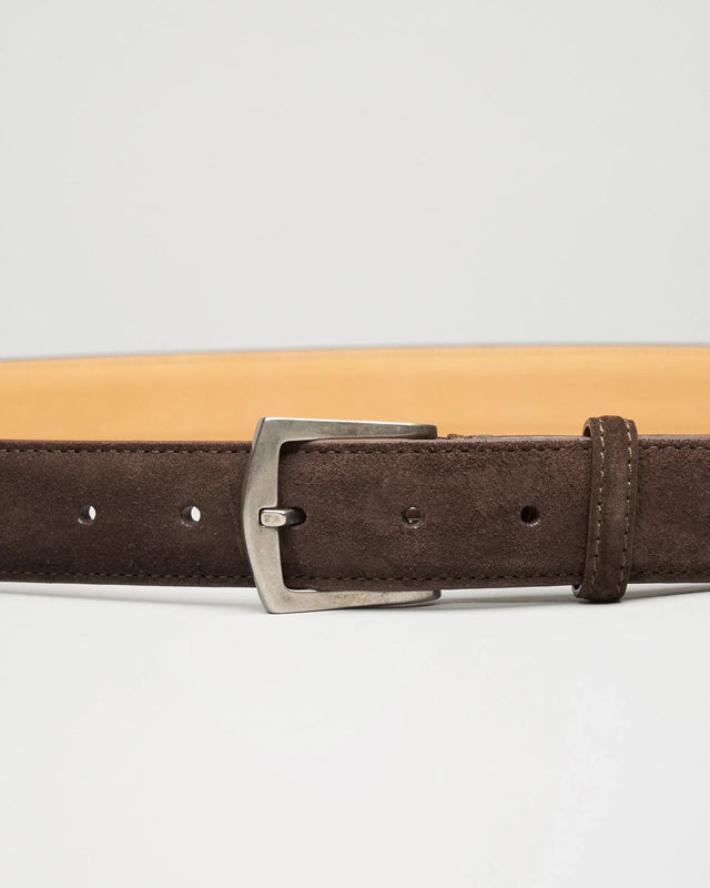 Edward Green - Belt | Suede | Espresso - Belts
